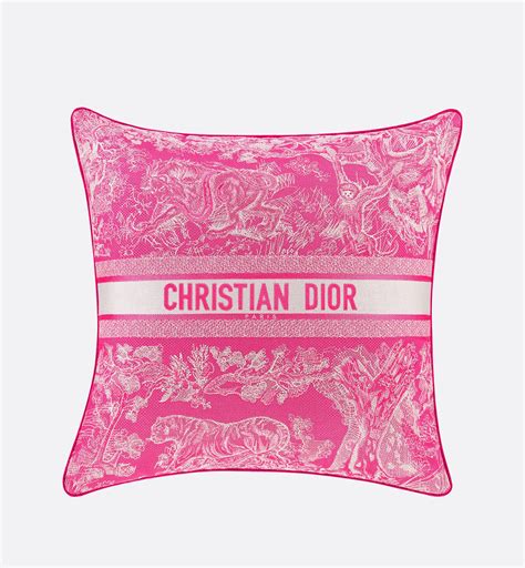 cushion dior pink|Dior de jouy cushions.